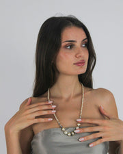 gossip girl drop | one size cream pearl necklace