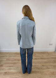 large light blue urban babe utility jacket back