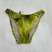 TROPICAL GIRL DROP | fondos de bikini con estampado de hoja verde - pequeño