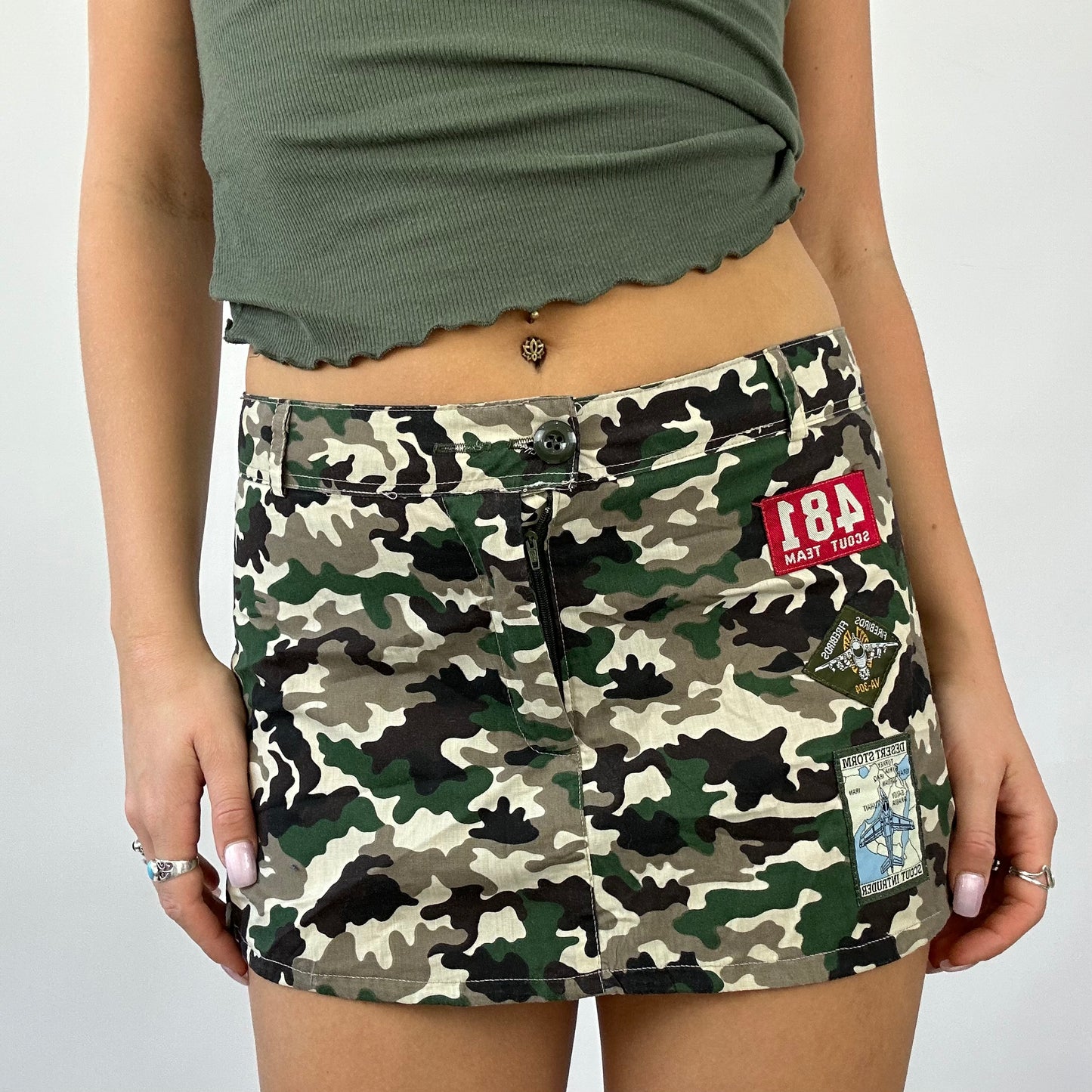 ‼️ FRESHERS FITS DROP | camo skirt with patches