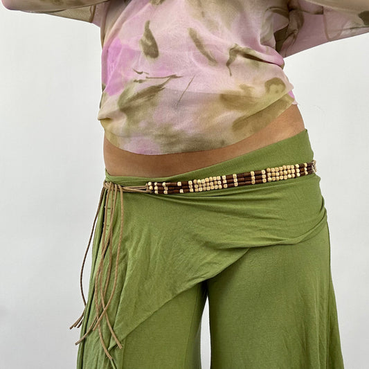 💚 💻 BOHO GIRL DROP | wooden belt tassel belt