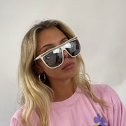 💚 BARBIE DROP - college barbie | white chain detail sunglasses