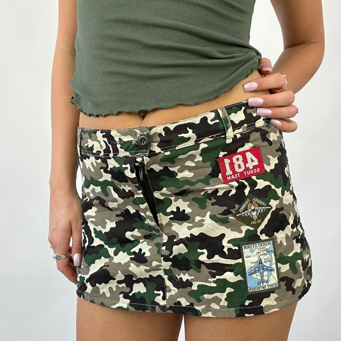 ‼️ FRESHERS FITS DROP | camo skirt with patches