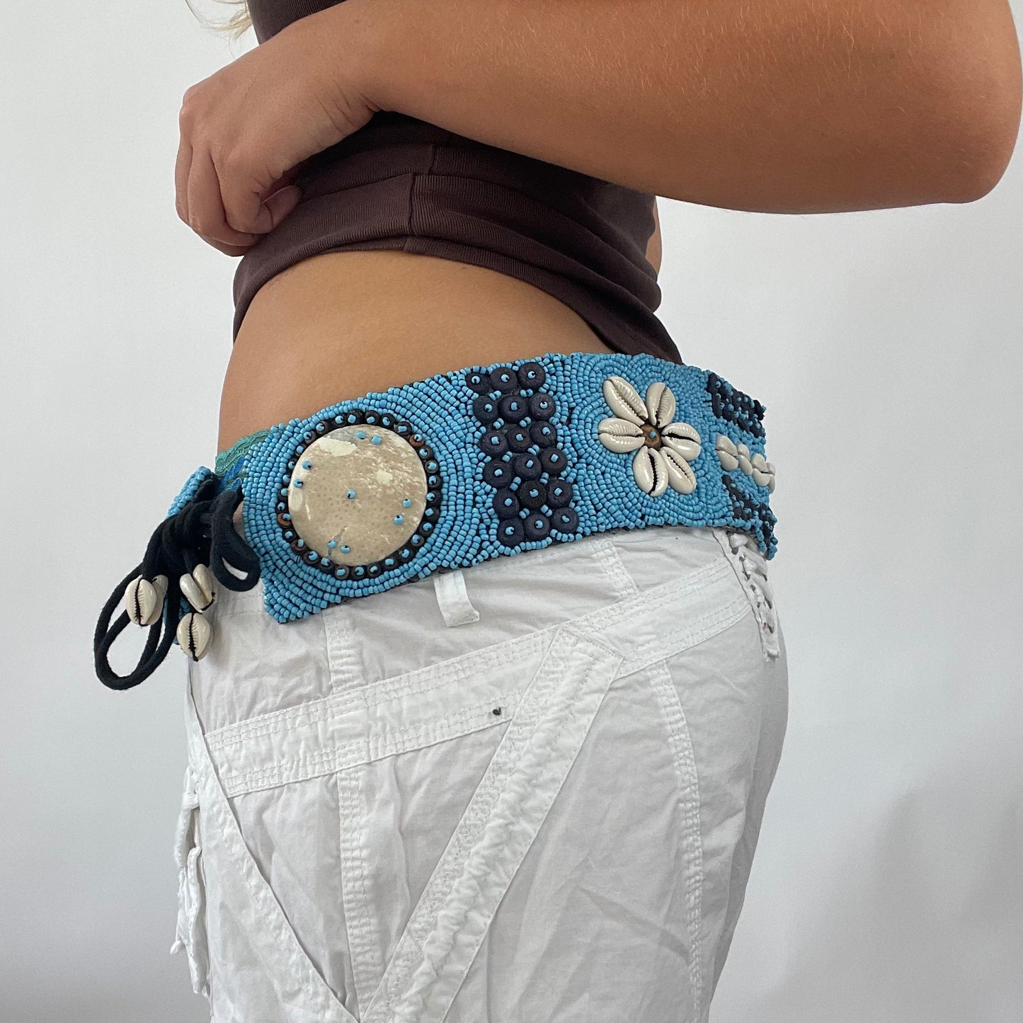 #4 TROPICAL GIRL DROP | blue shell belt