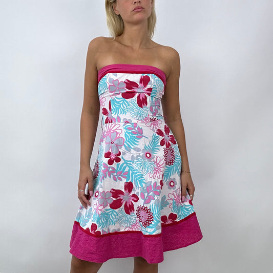 💚 BARBIE DROP - classic barbie | strapless floral dress - medium