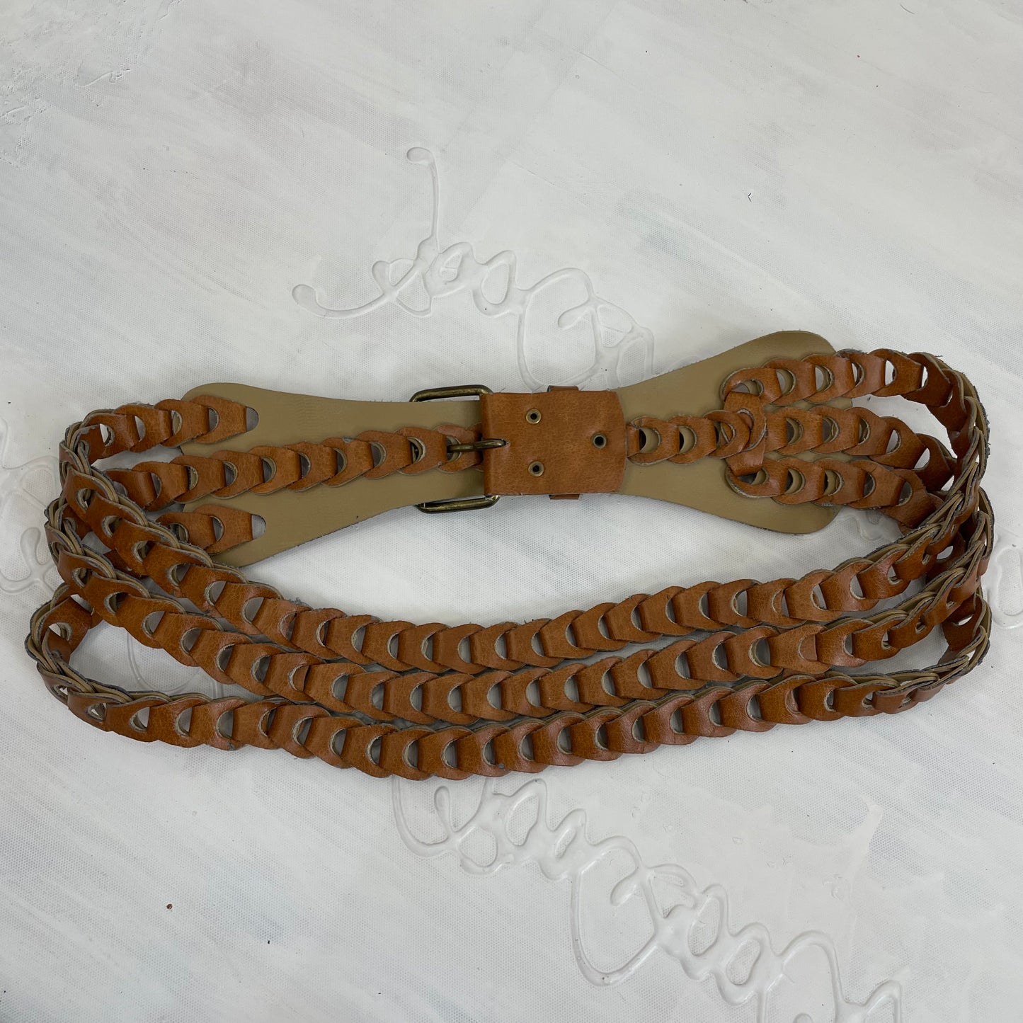 💻EUROPEAN SUMMER DROP | brown braided belt