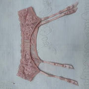 DAINTY DROP | tirantes de encaje rosa - pequeño