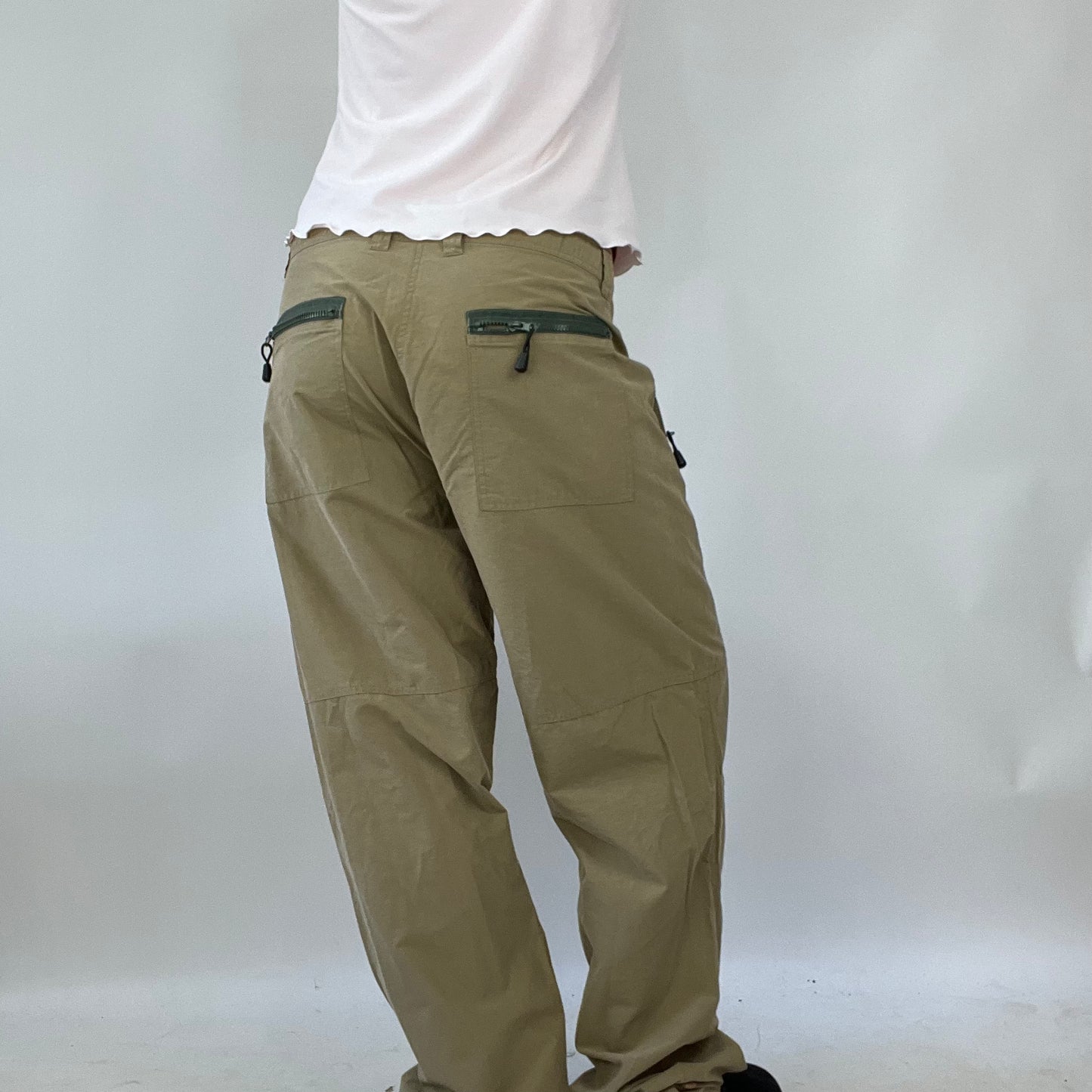 💚 FESTIVAL DROP | medium khaki cargo trousers
