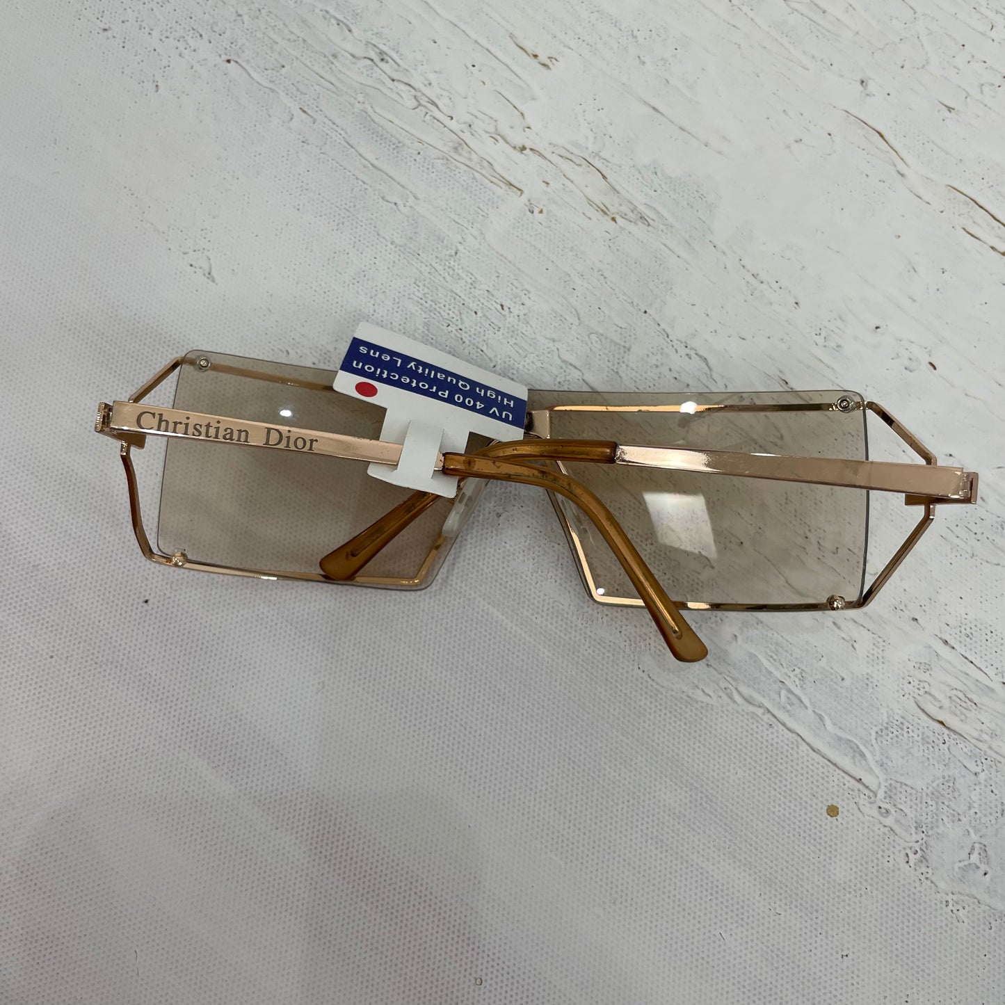 BOAT PARTY DROP | clear dior style rose gold sunglasses