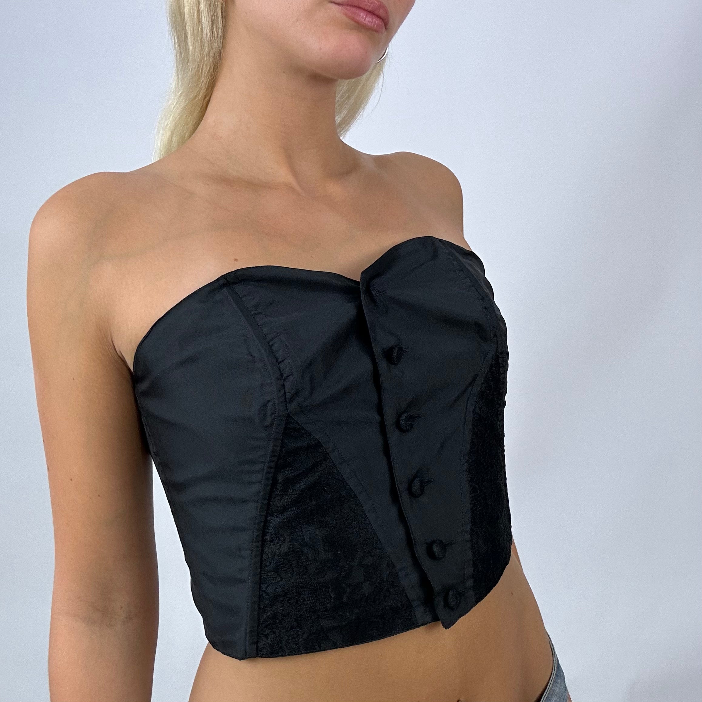 💻BARBIE DROP - classy barbie  black strapless corset - small – remass