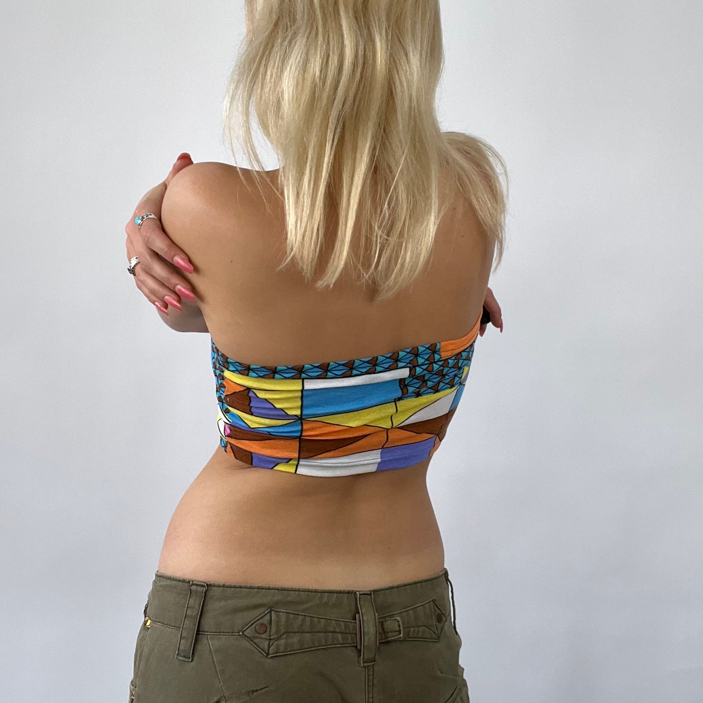 💚 FESTIVAL DROP | small graphic shapes bandeau
