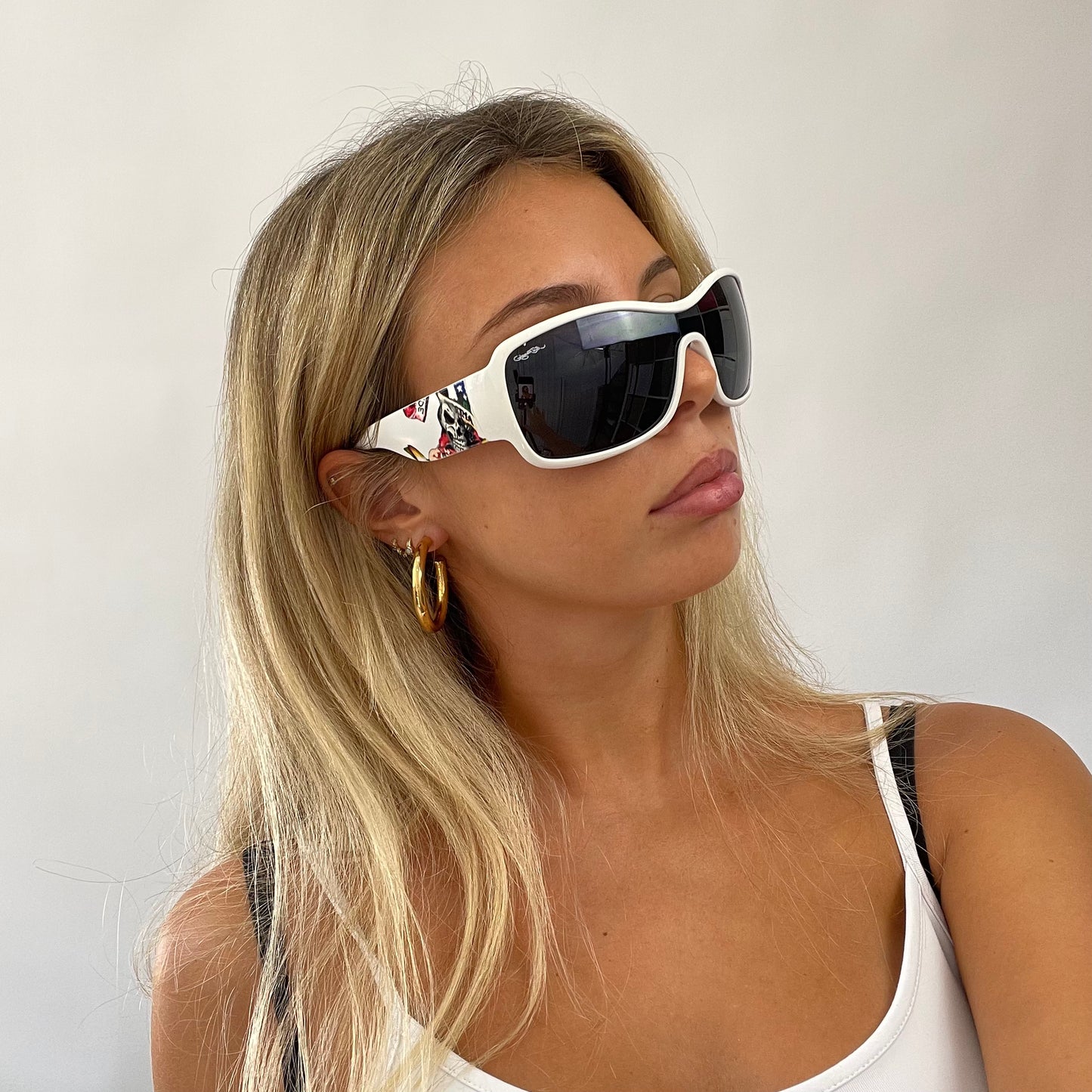 EUROPEAN SUMMER DROP | white ed hardy sunglasses