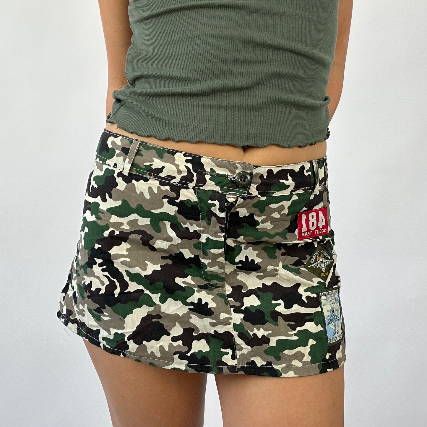 ‼️ FRESHERS FITS DROP | camo skirt with patches