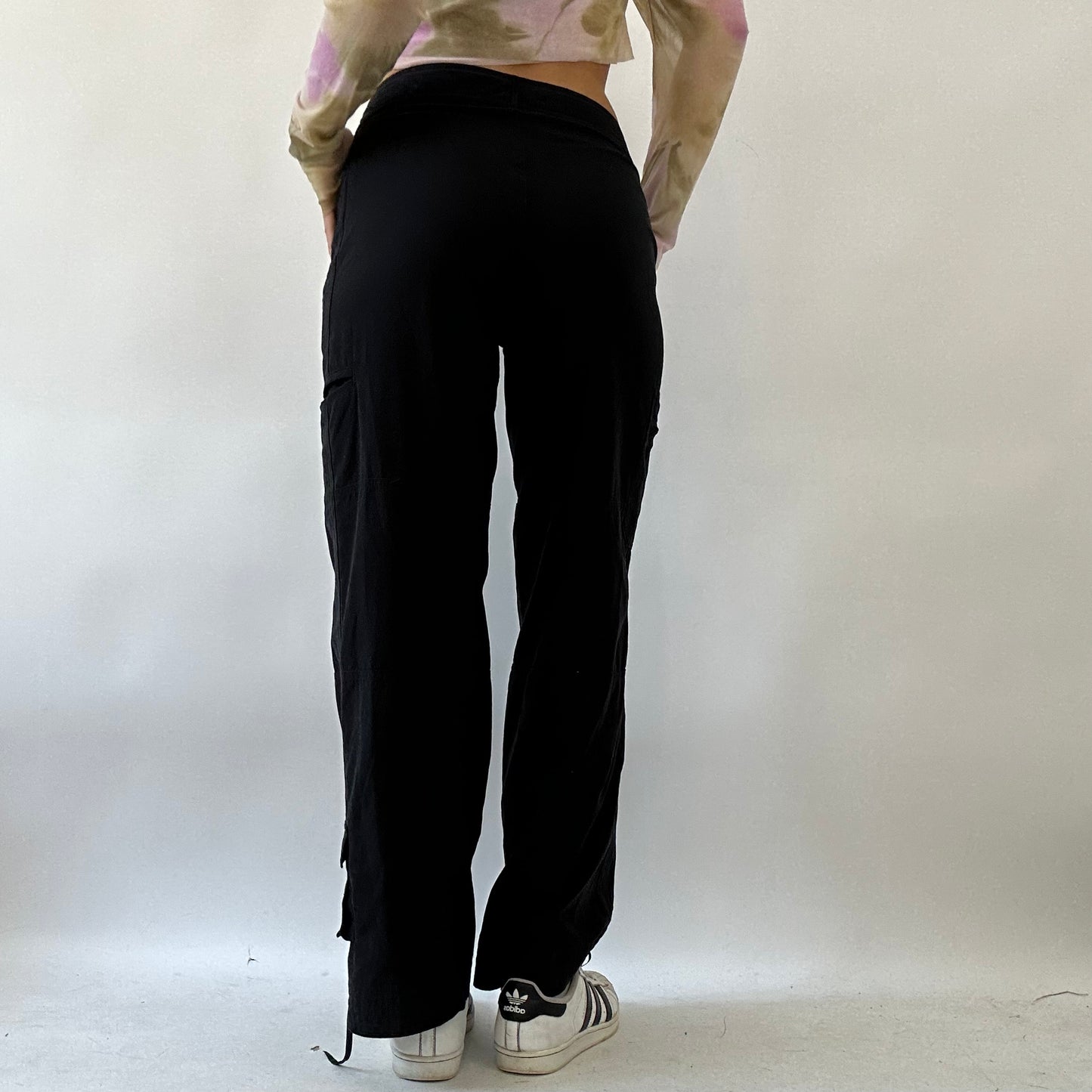 💚 💻 BOHO GIRL DROP | small black cargo trousers