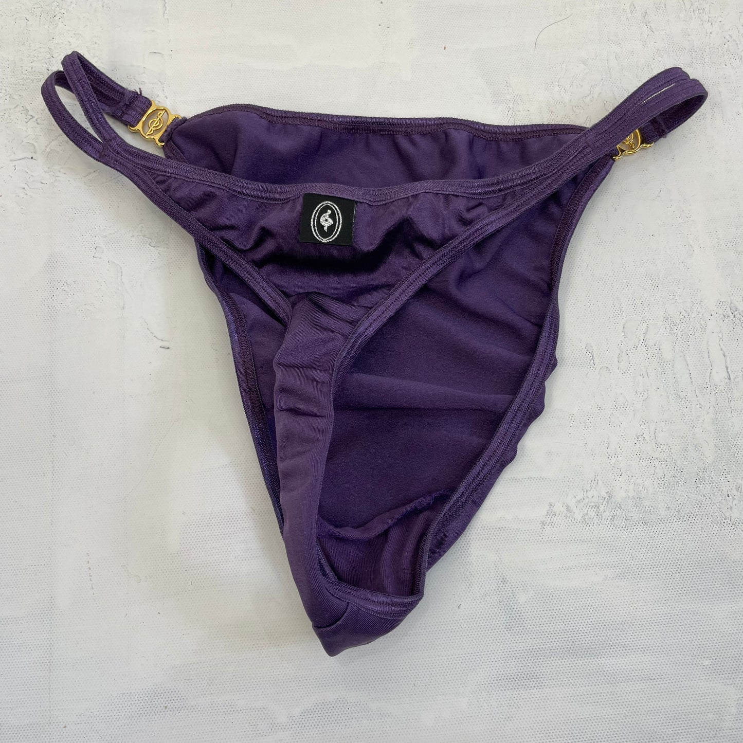 MISS REMASS DROP | small purple diamanté thong