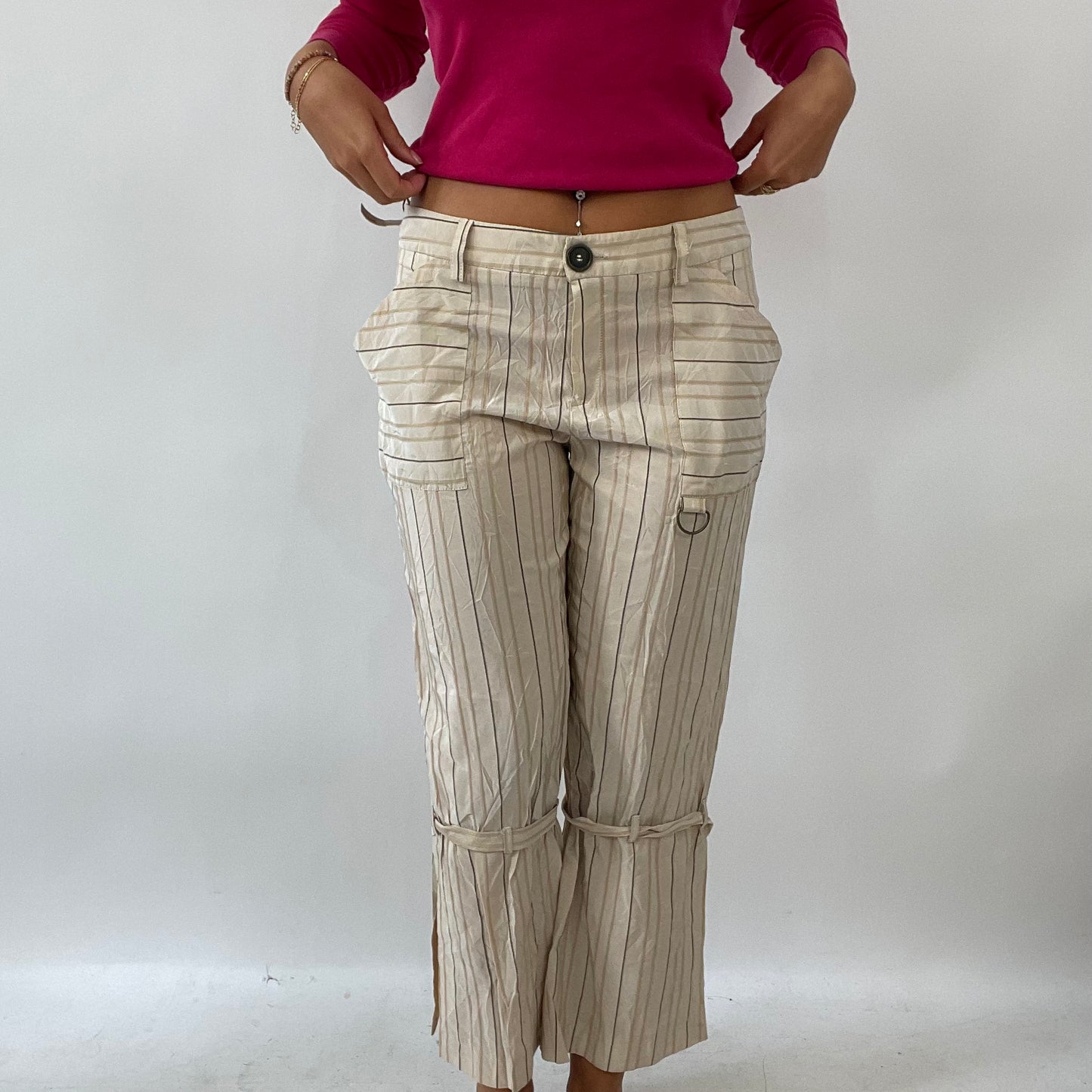 BARBIE DROP - dance barbie | small beige striped trousers