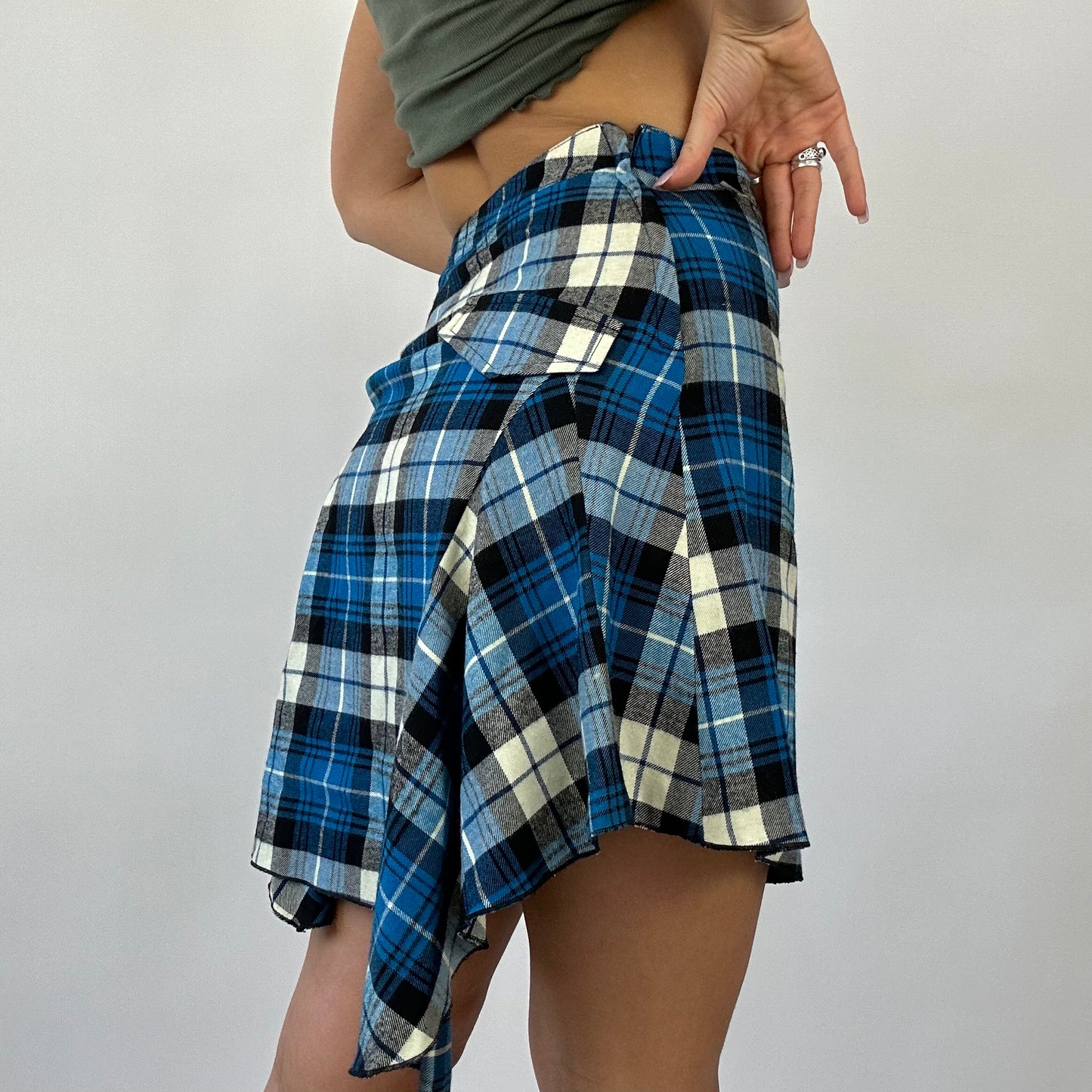 ‼️ FRESHERS FITS DROP | blue tartan skirt