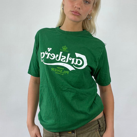 FESTIVAL DROP | green carlsberg t-shirt - large