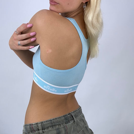 💚 EUROPEAN SUMMER | small blue ELLESSE sports bra