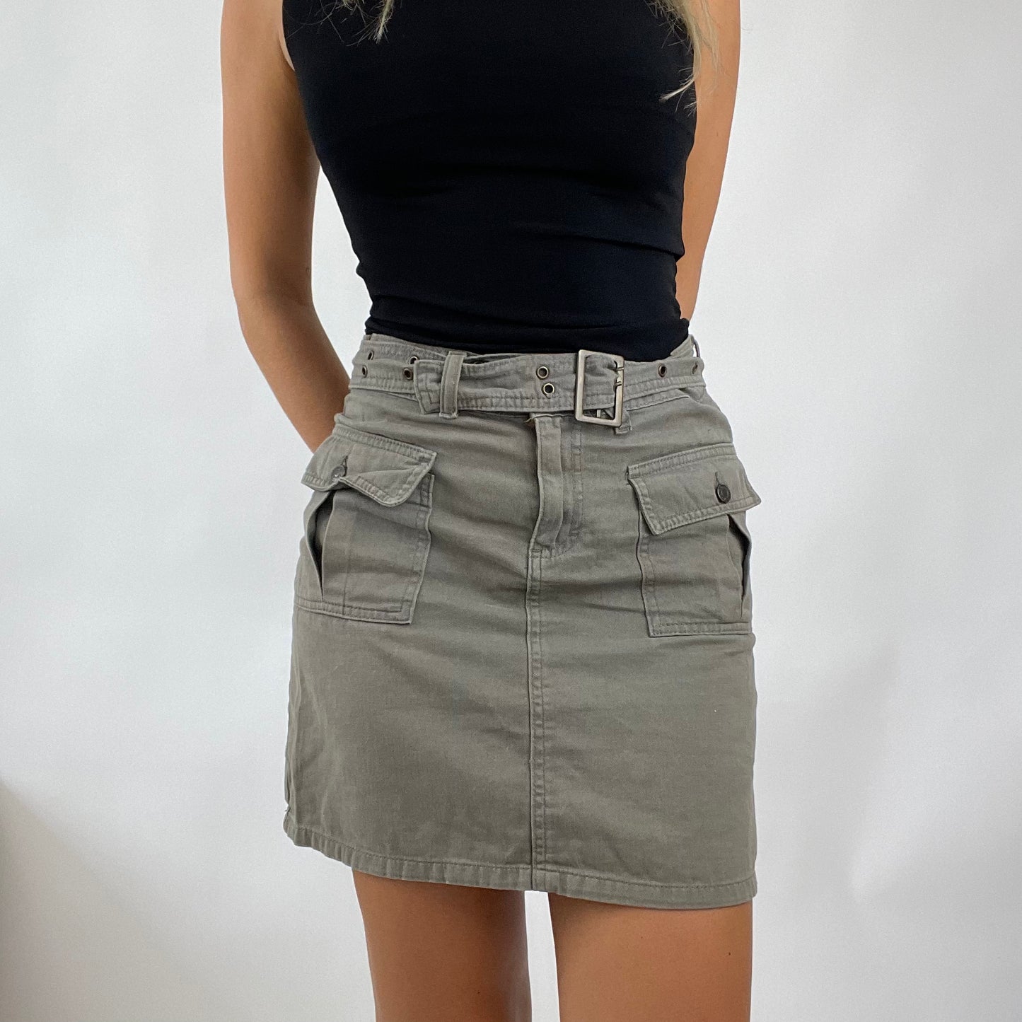 Long khaki on sale skirts 5x