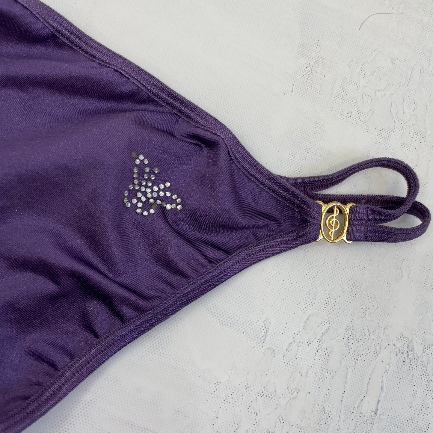 MISS REMASS DROP | small purple diamanté thong