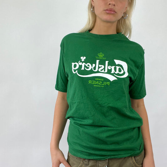 FESTIVAL DROP | green carlsberg t-shirt - large