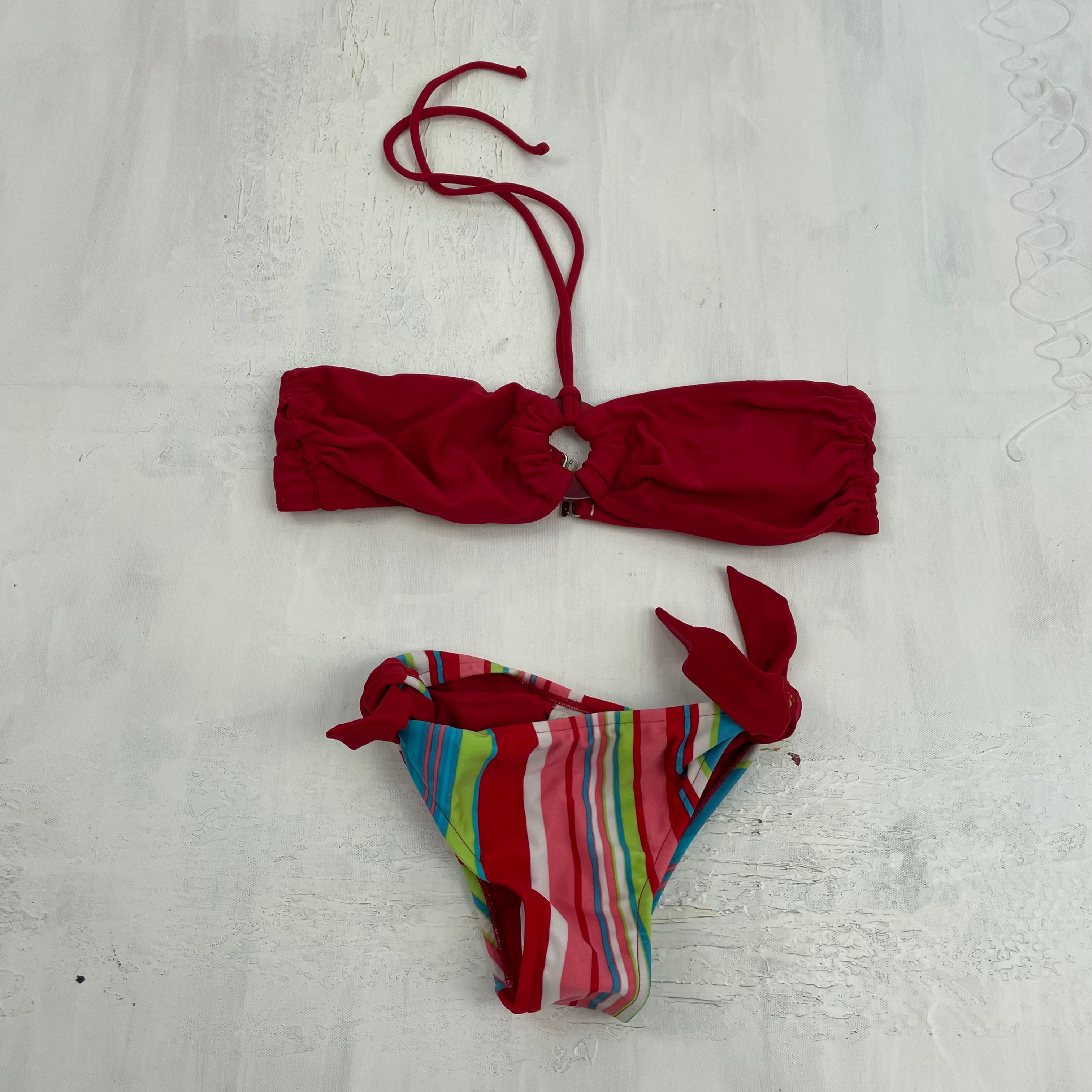 Red discount bikini sets
