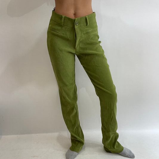 💚 BOHO GIRL DROP | small green structured trousers