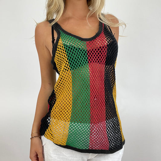 💚 💻 MODEL OFF DUTY DROP | small colourful crochet top