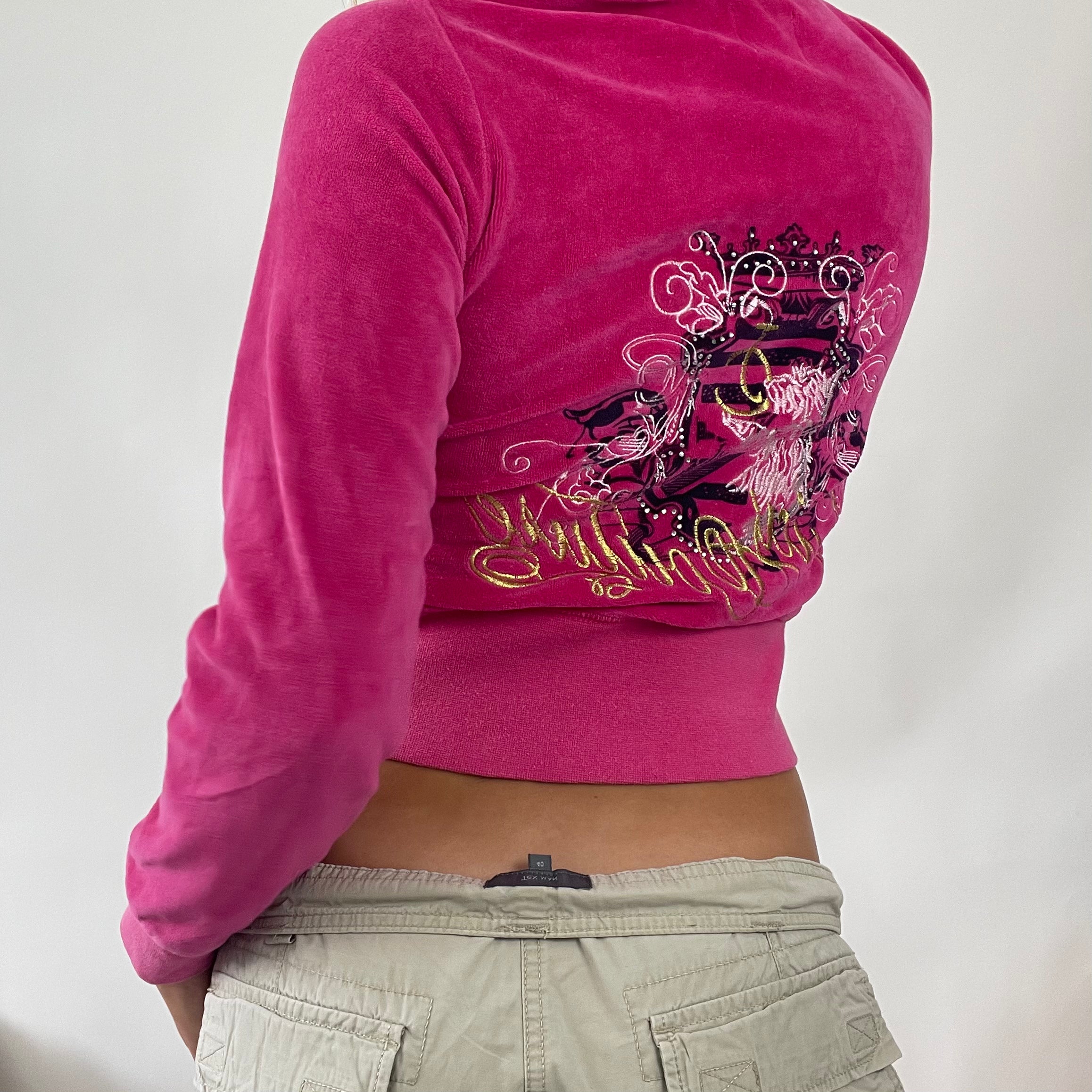 Women's juicy couture hotsell graphic velour hoodie