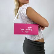 💻‼️BARBIE DROP - college barbie | Farbe: Rosa + Weiß · Artikel: Tasche · Details: dunkel + roxy