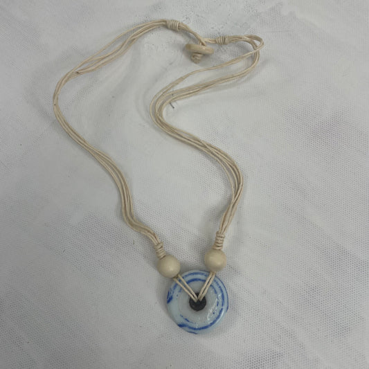 💻 MERMAID CORE DROP | # 1 beige necklace with circle pendant