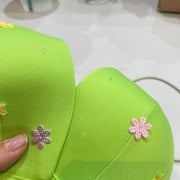 💚 BOAT PARTY DROP | Pequeno bikini verde com detalhes floral