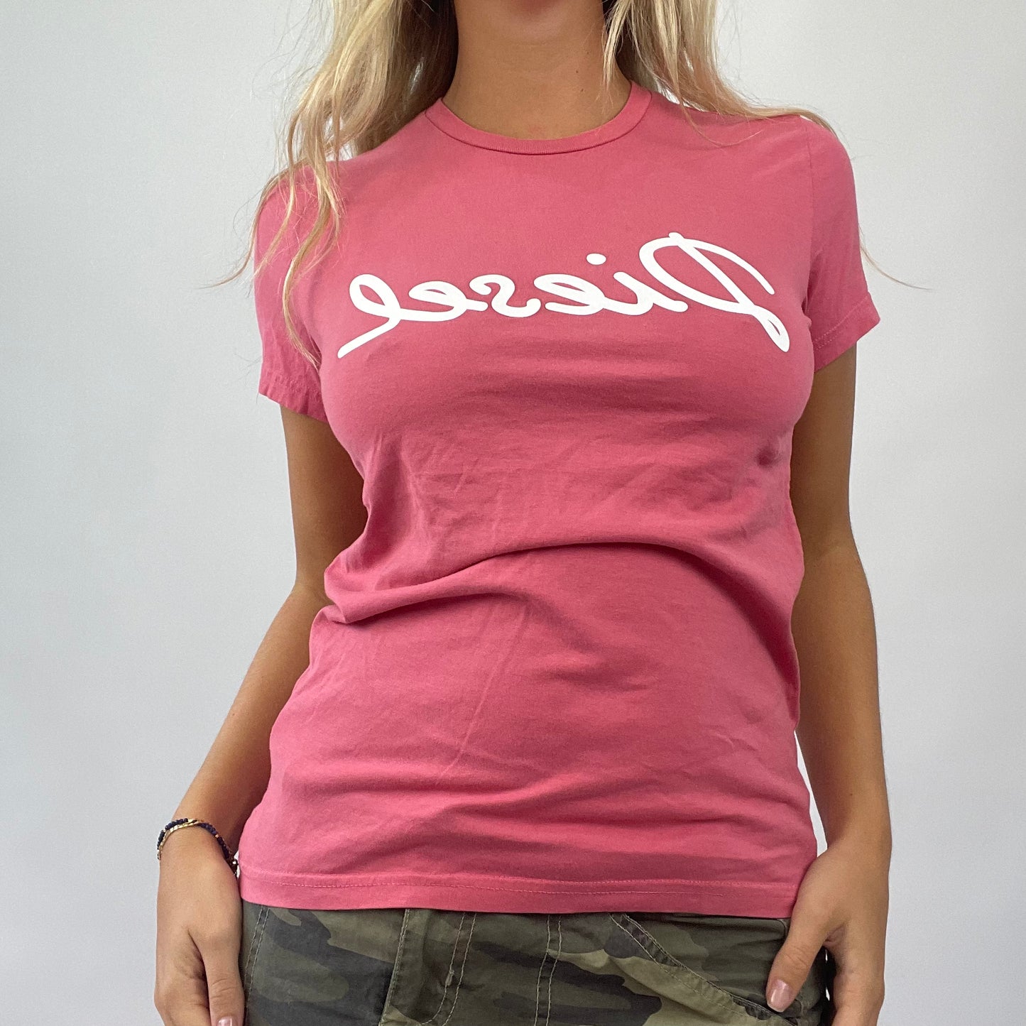 💚 💻 BOAT PARTY DROP | small pink diesel t-shirt