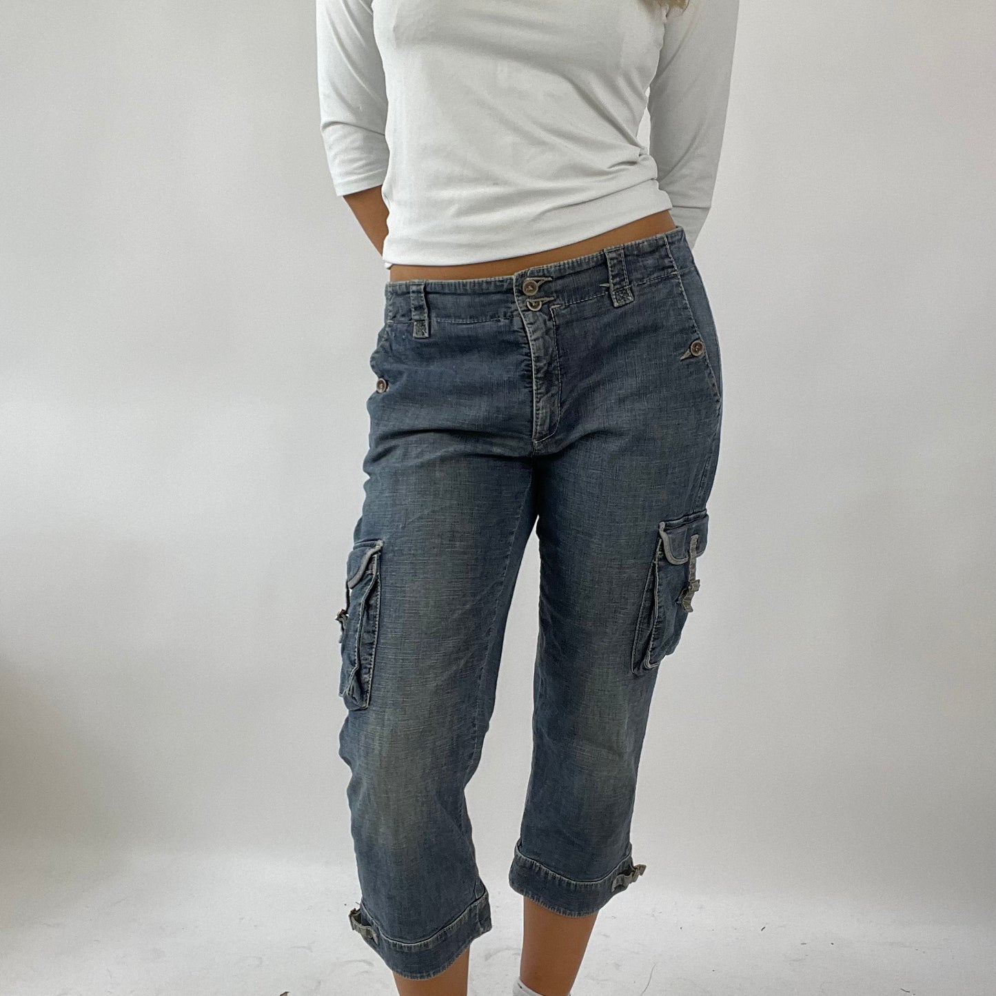DROP 5 | medium trussardi jeans denim utility jorts