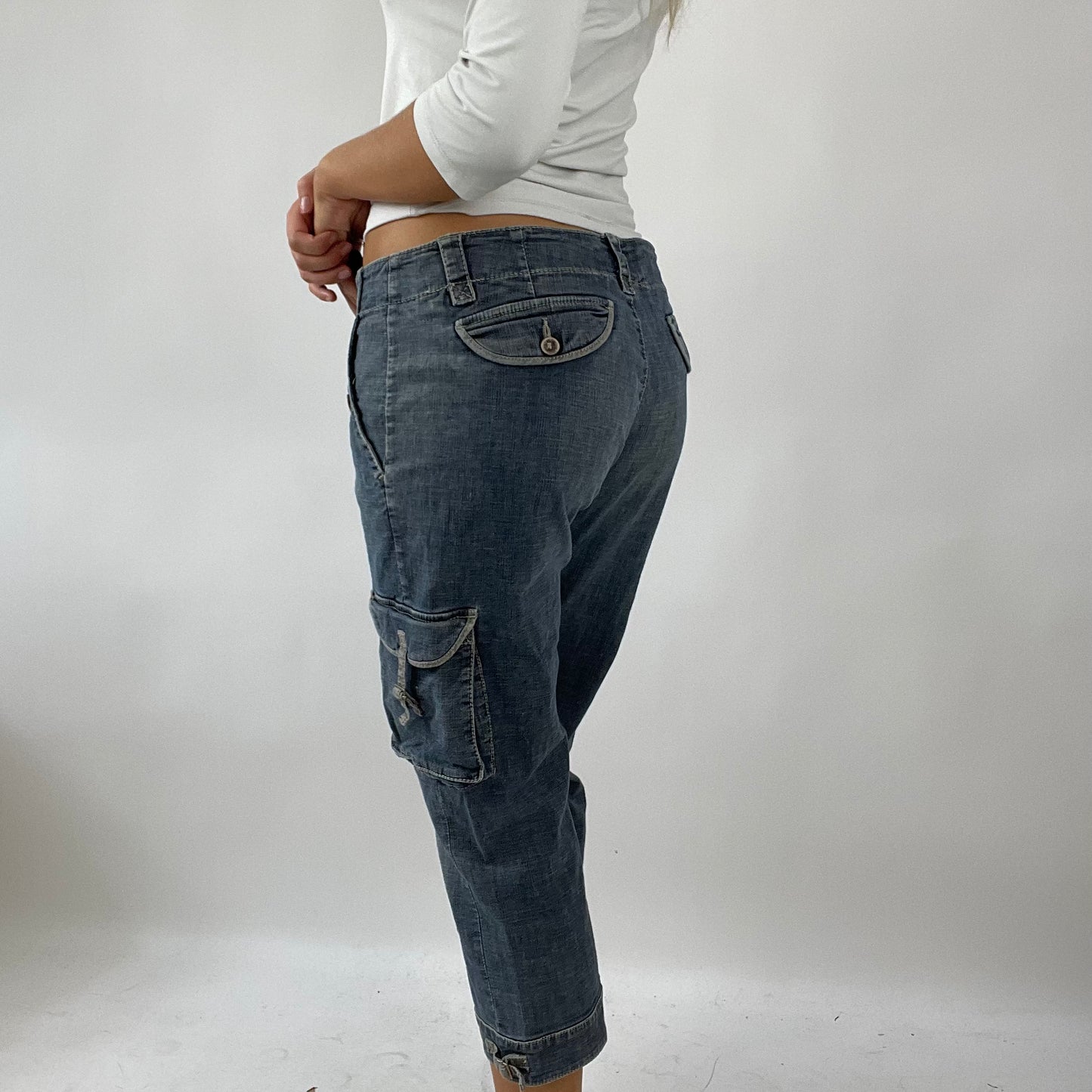 DROP 5 | medium trussardi jeans denim utility jorts
