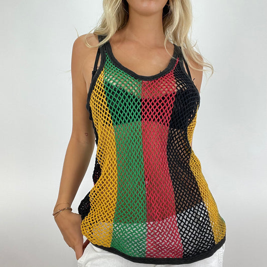 💚 💻 MODEL OFF DUTY DROP | small colourful crochet top