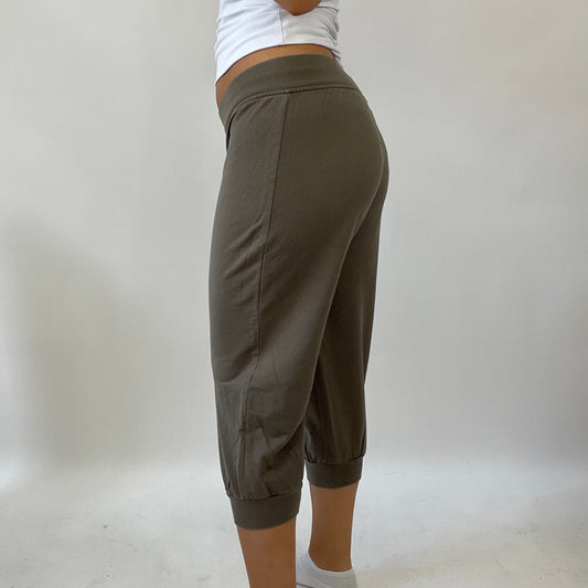 💚 MANHATTAN GIRL DROP | small khaki stretchy graphic joggers