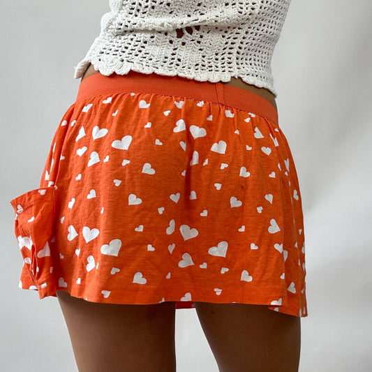 BARBIE DROP - beach barbie | orange mini skirt - small