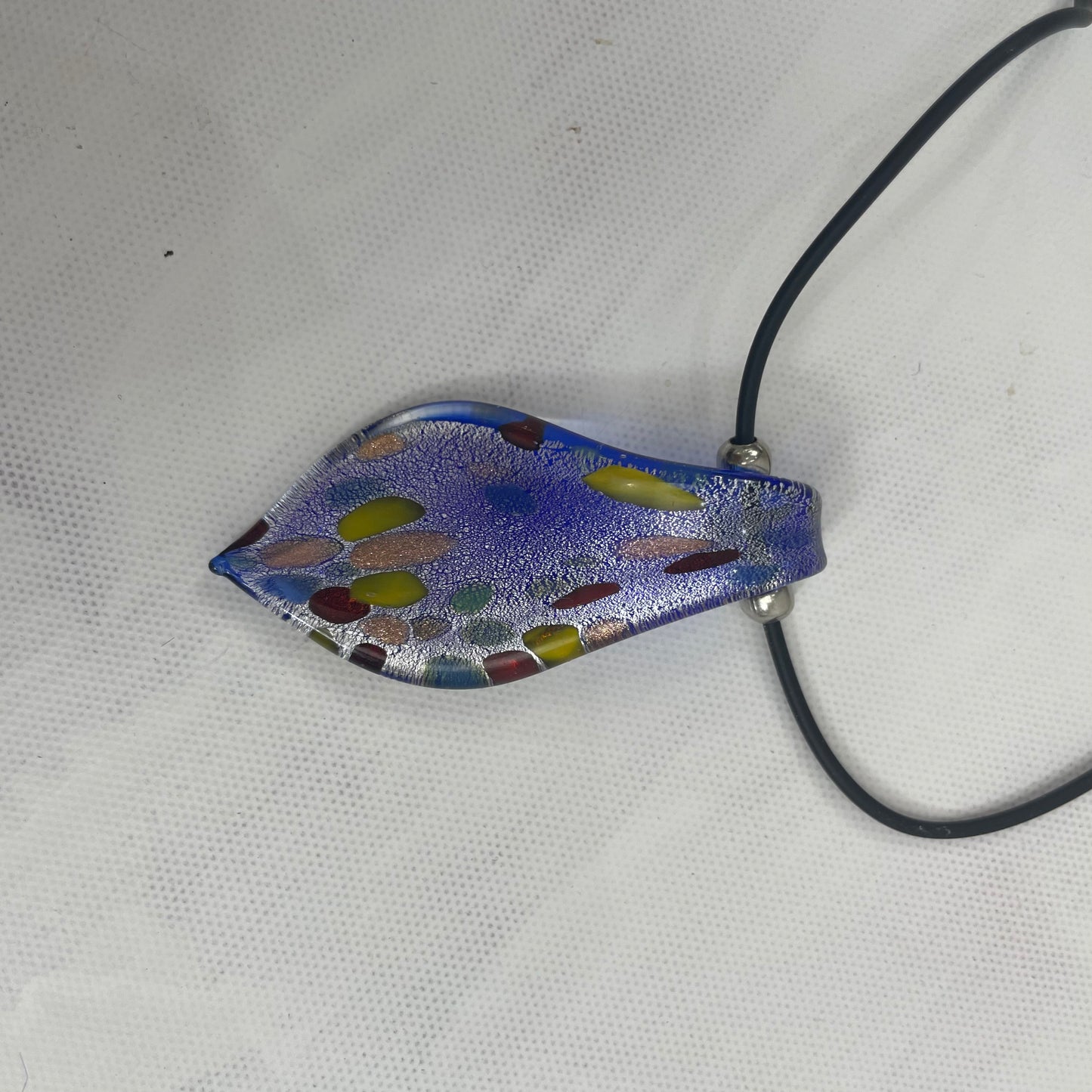 MERMAID CORE DROP | blue/purple pendant necklace