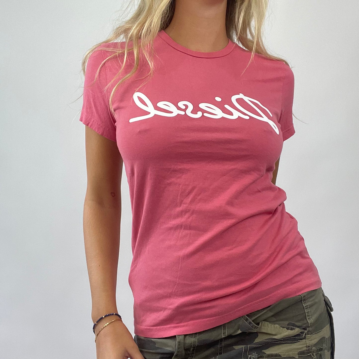 💚 💻 BOAT PARTY DROP | small pink diesel t-shirt