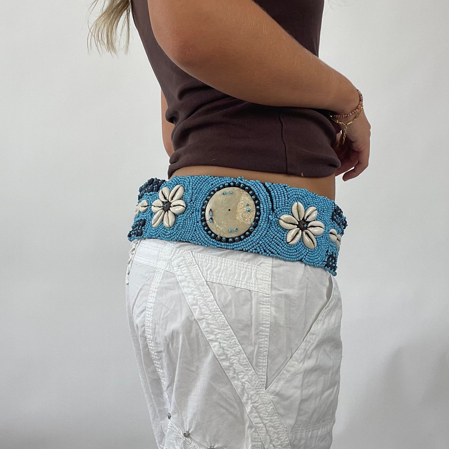 #4 TROPICAL GIRL DROP | blue shell belt