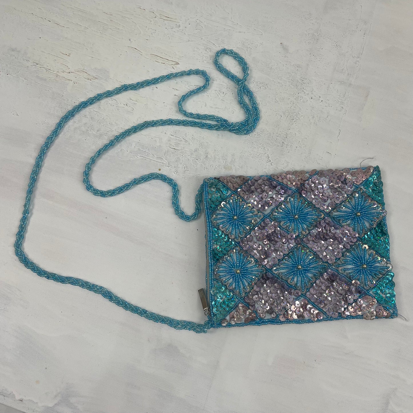 💻💚 MERMAID CORE DROP | blue beaded bag