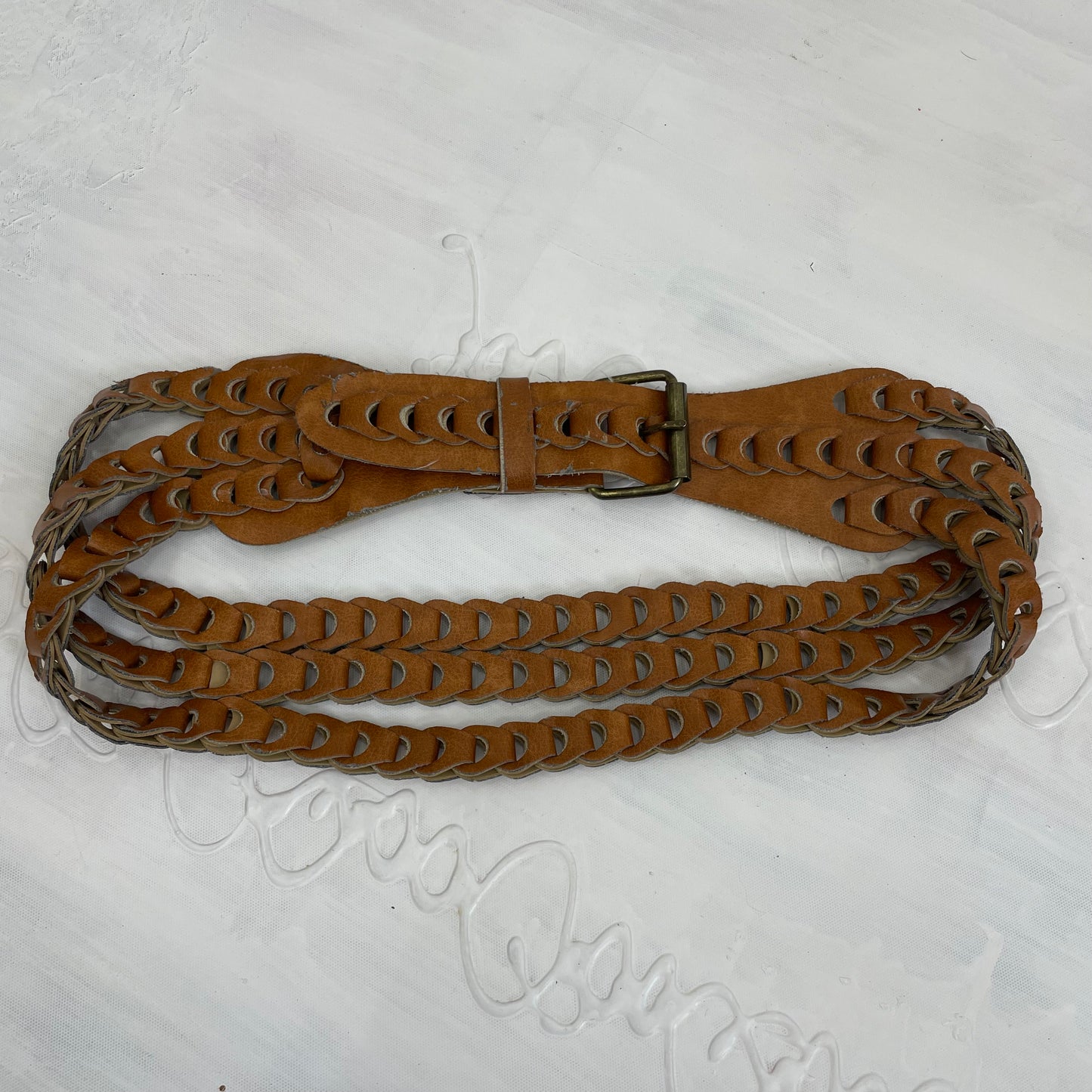 💻EUROPEAN SUMMER DROP | brown braided belt