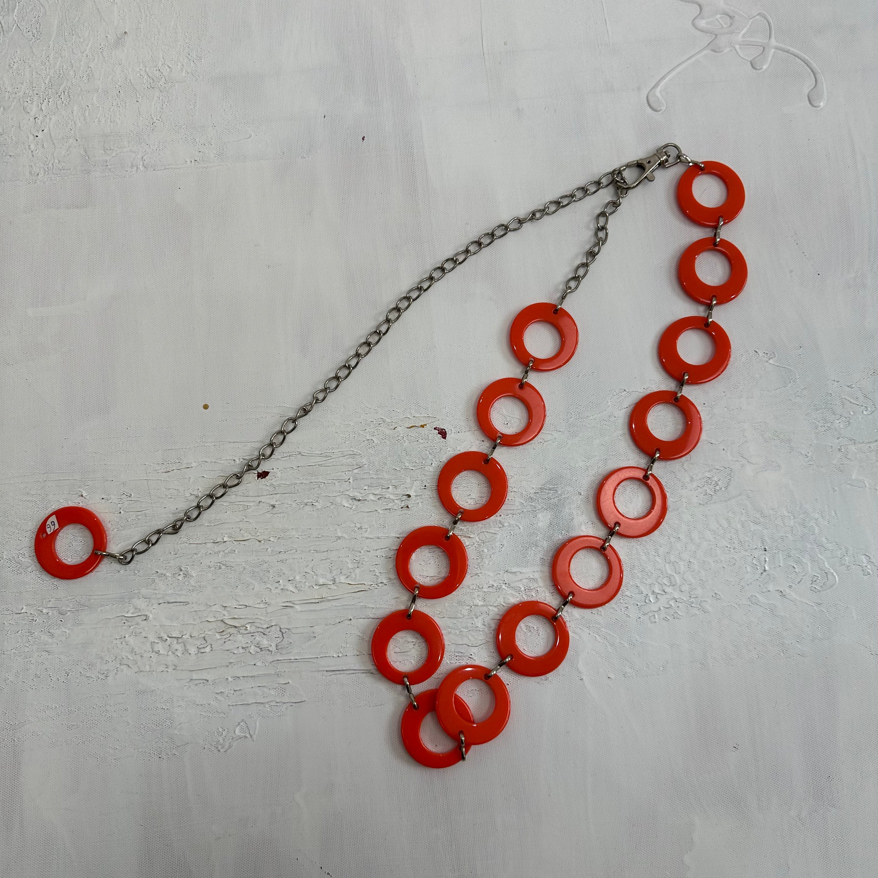Orange chain hotsell belt