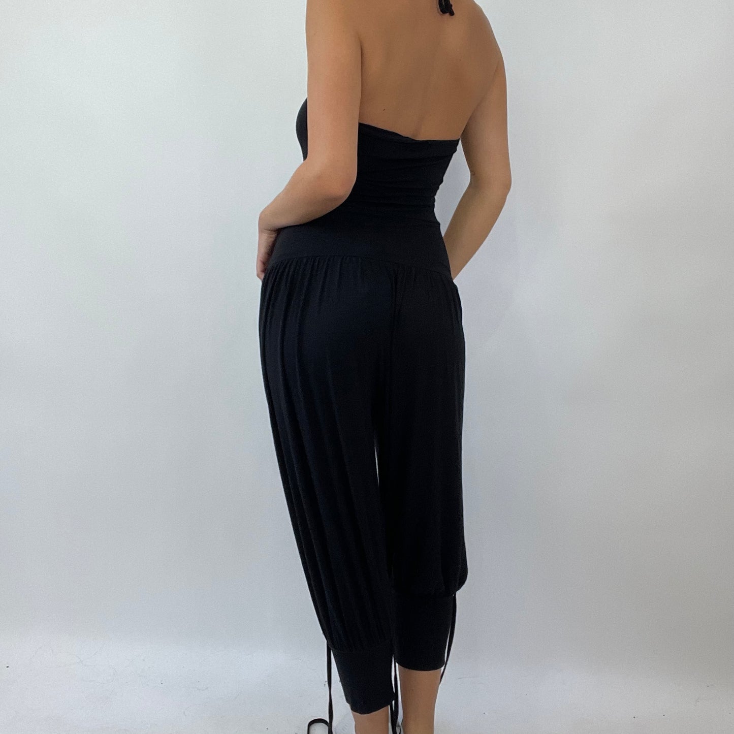 💻 MISS REMASS DROP | small black flowy jumpsuit with oversized buckle