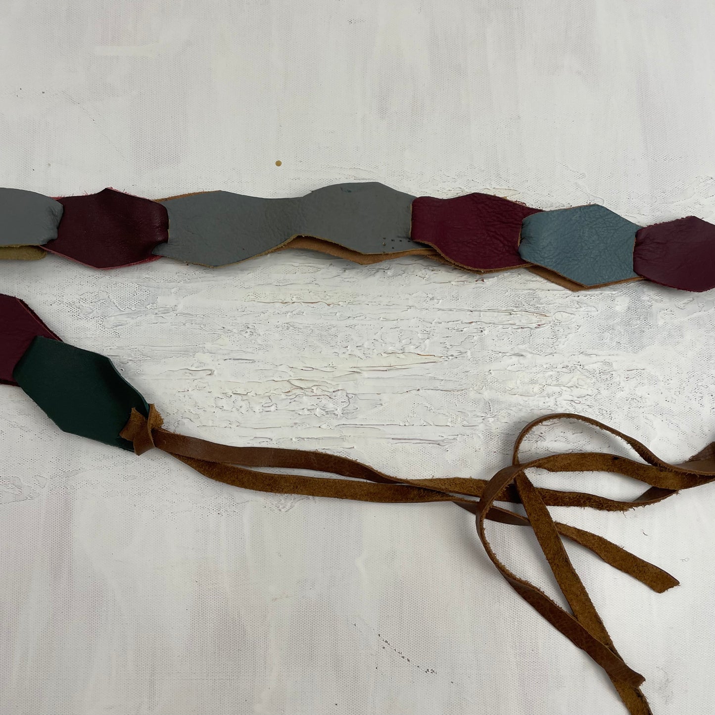 💚 💻 FESTIVAL DROP | colourful shape belt with tassels