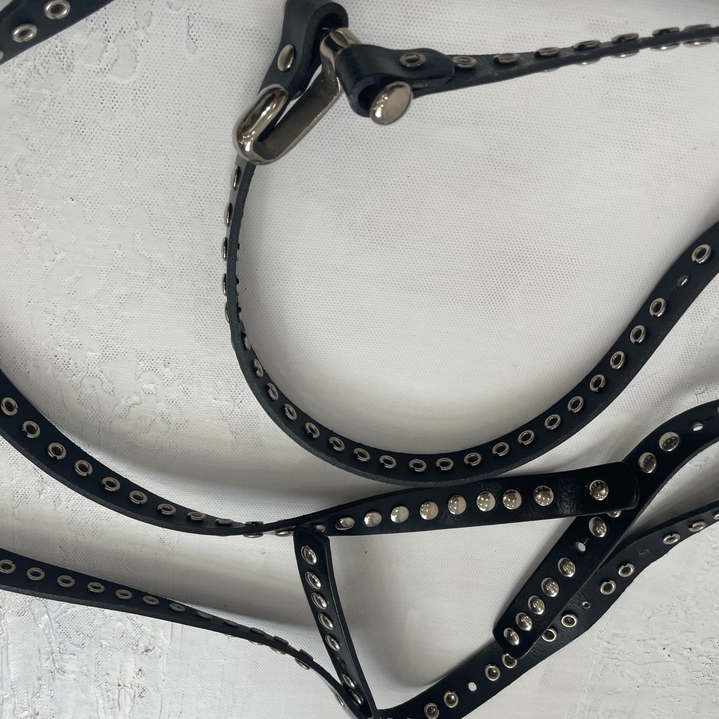 GRUNGE FAIRYCORE DROP | black studded belt