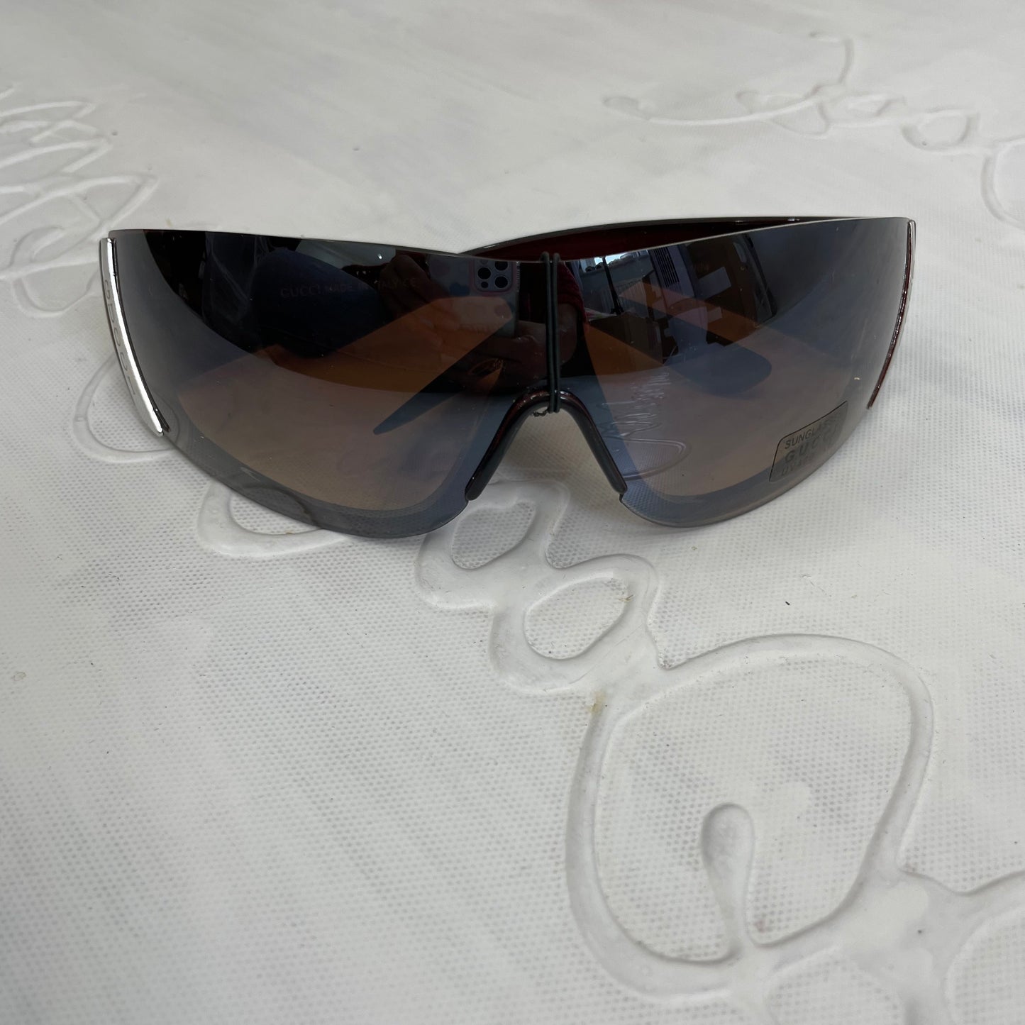 EUROPEAN SUMMER DROP | gucci style green tint sunglasses in brown