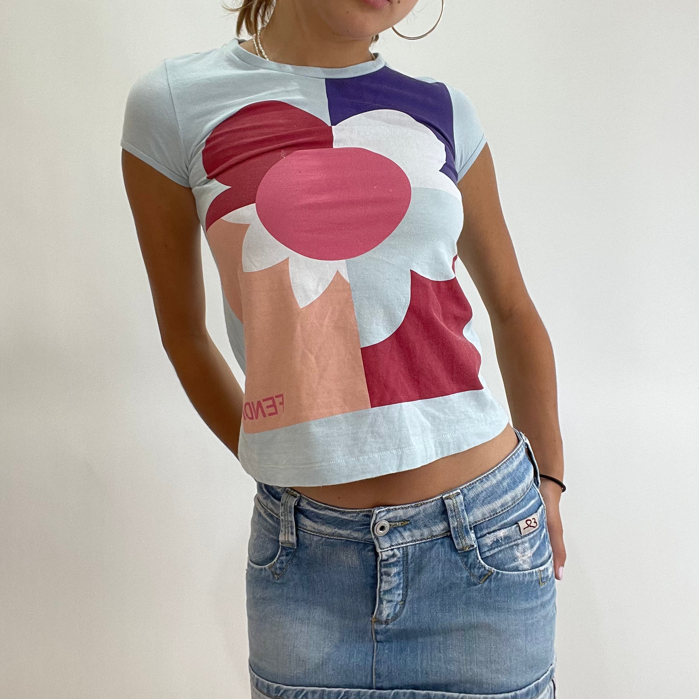 Fendi clearance graphic tee